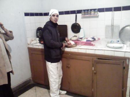moi a marrakech , je prepare le dinner